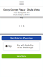 Mobile Screenshot of corzycornerpizzaca.com
